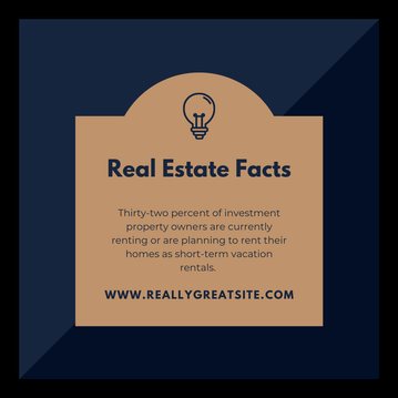 Real estate graphic — real estate facts