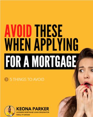 Instagram carousel slide — mortgage application tips
